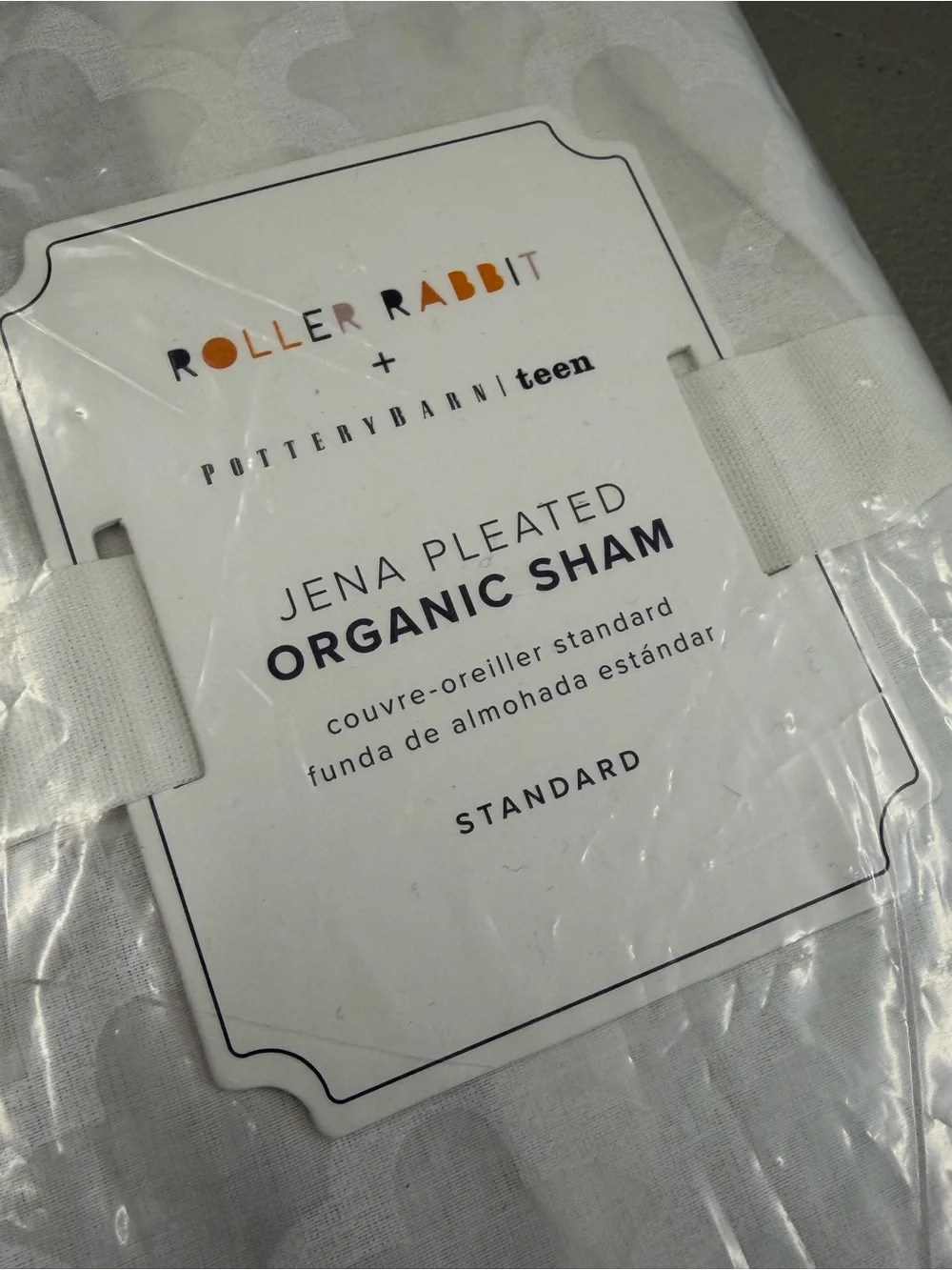 Pottery Barn x Roller Rabbit Pleated Standard Pillow Sham Cover (1)